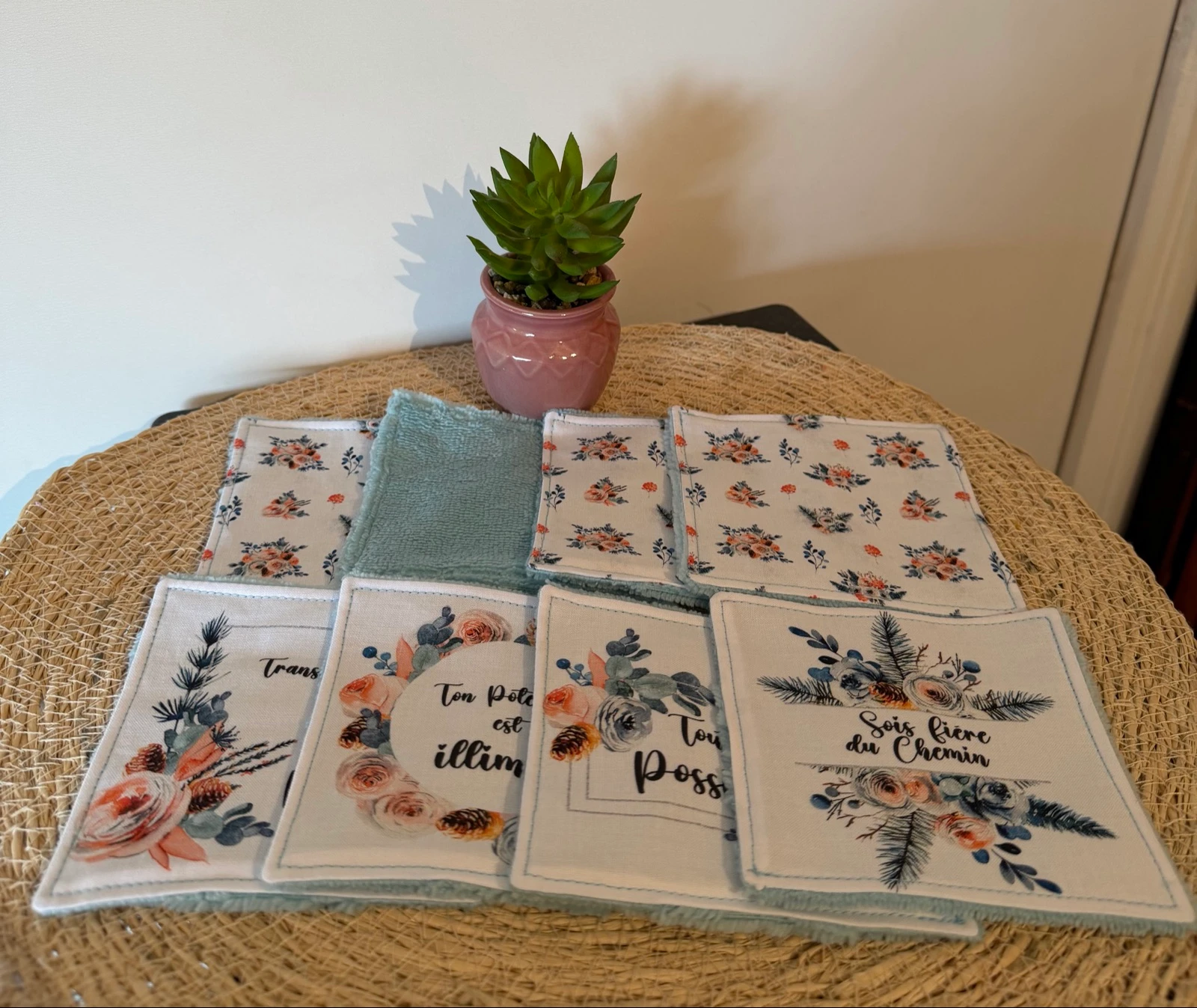 Lingettes mantra bleu 
